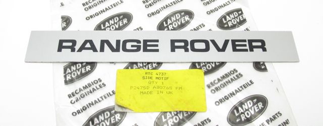RTC4737 エンブレム クラシックレンジローバー - BPJ 英国四輪駆動車