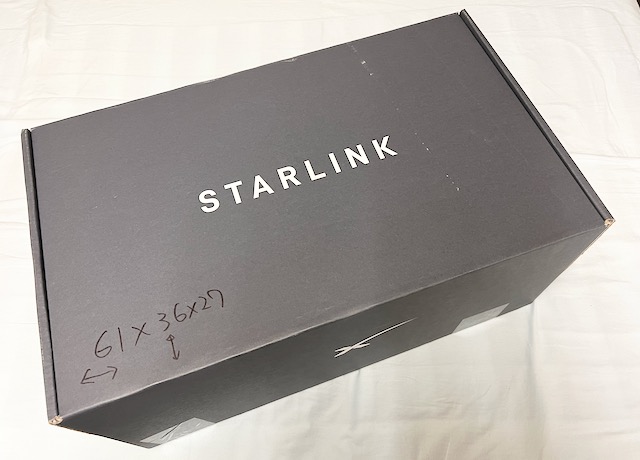 スターリンク STARLINK 箱 衛星インターネット接続
